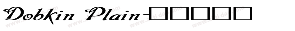 Dobkin Plain字体转换